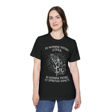Load image into Gallery viewer, In Nomine Patris USA-Made Unisex Short-Sleeve Jersey T-Shirt