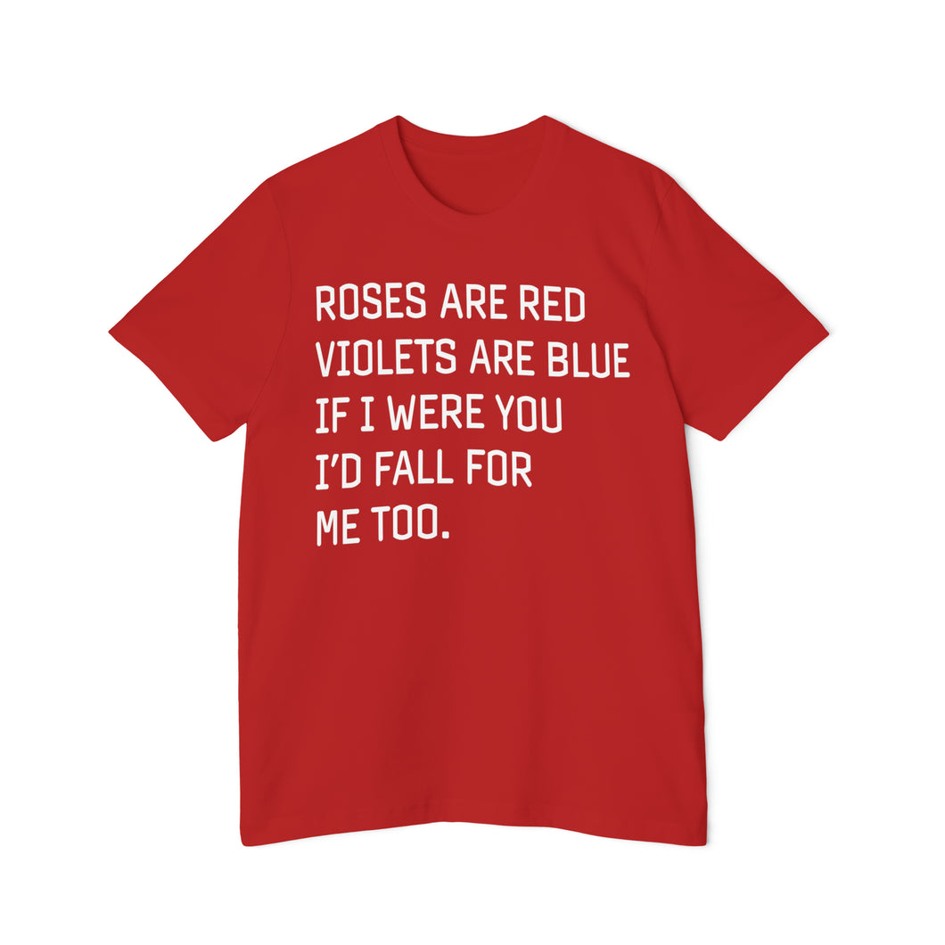 Roses are Red USA-Made Unisex Short-Sleeve Jersey T-Shirt