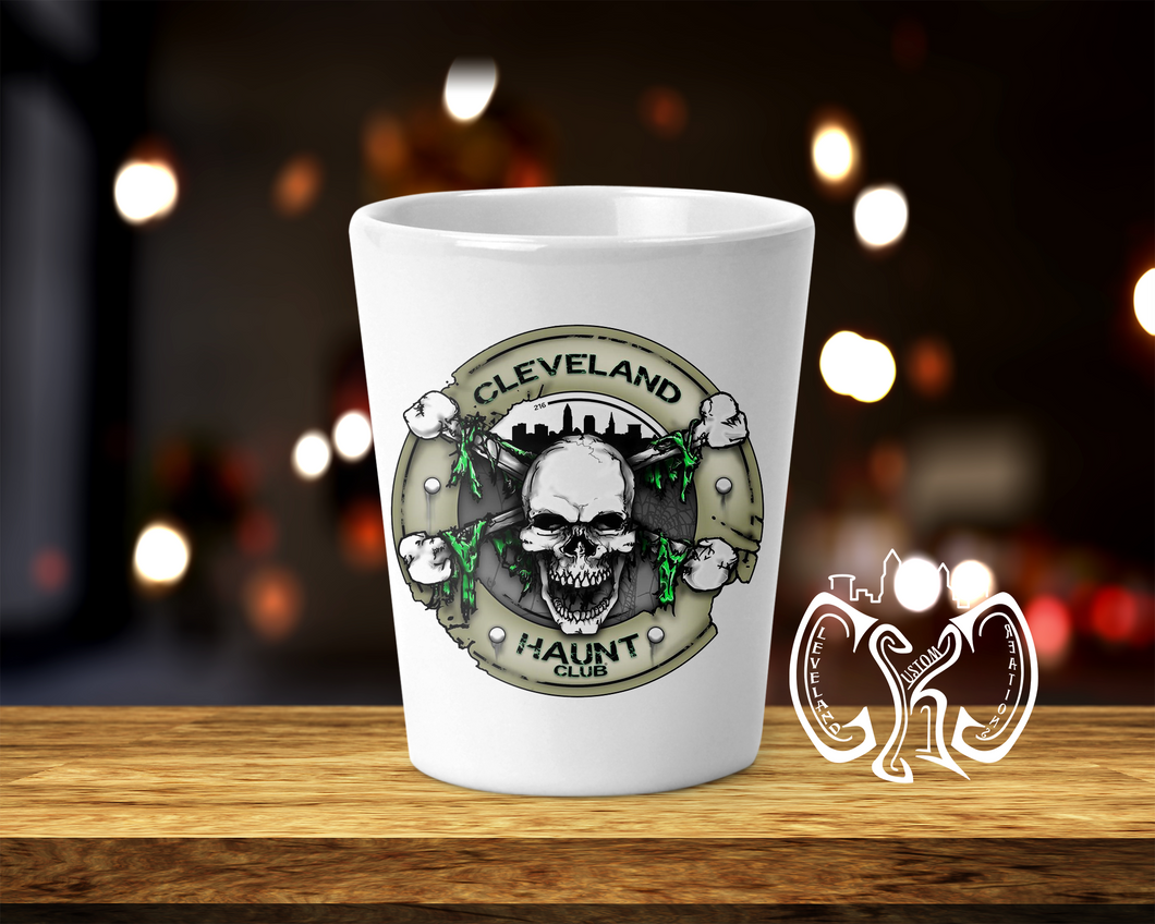 Cleveland Haunt Club Shot Glass