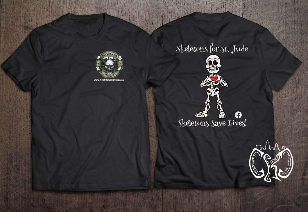 Cleveland Haunt Club Skeletons for St. Jude T-Shirt