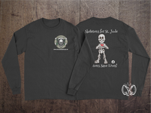 Load image into Gallery viewer, Cleveland Haunt Club Skeletons for St. Jude Long Sleeve Shirt
