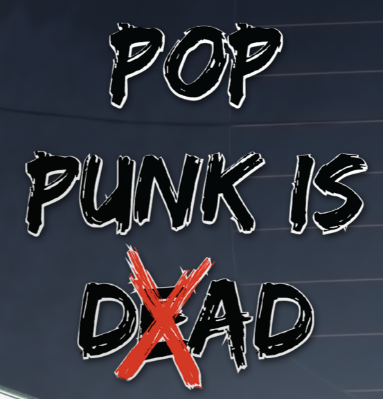 Pop Punk Car Decal